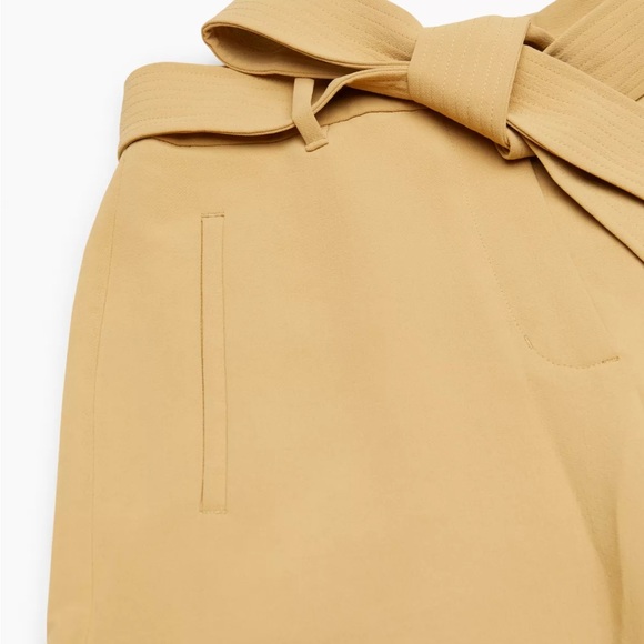 Wilfred tie front dress pants size 0 Sandy beige - BRAND NEW WITH TAGS - Picture 2 of 7